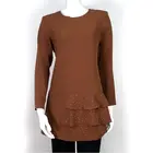 New Design Fashionable Baju Kurung Islamic Clothes With Ladies Long Tops