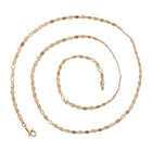46188 Xuping charm copper alloy necklace jewelry Pattern carved hollow chain necklace