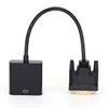 DVI Male to VGA Female Video Converter Adapter DVI 24+1 25 Pin DVI-D to VGA Adapter Cable for TV PS3 PS4 PC Display 1080P