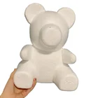 Hot Sale Rose Bear Valentine's Day Gift Mini Styrofoam Rose Bear
