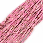 top quality jewelry Square shape and Pattern natural stone beads loose beads for jewelry making