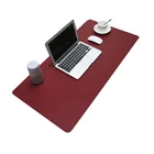 BUBM custom full PU computer desk writing mat protector mouse pad