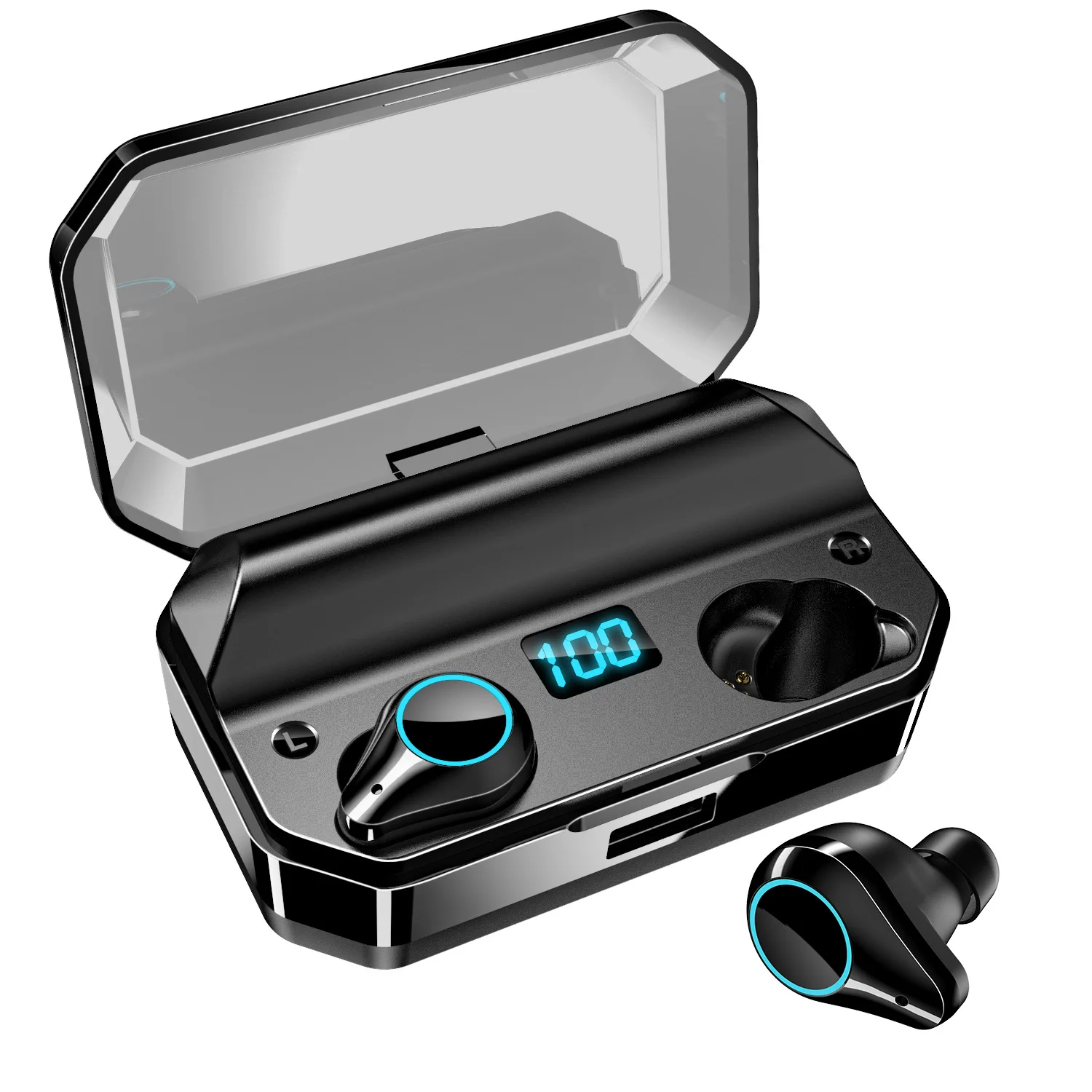 Uplaytech 7000Mah earphones bluetooth wireless sports bluetooth earphone 2019 earphone earbuds - ANKUX.COM