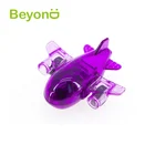 Cheap Promotional Toys Plastic Pull Back Mini Transparent Plane Model
