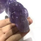 Wholesale High Quality Natural Healing Quartz Dream Amethyst Polishing Crystal Skulls Hand Carving Crafts