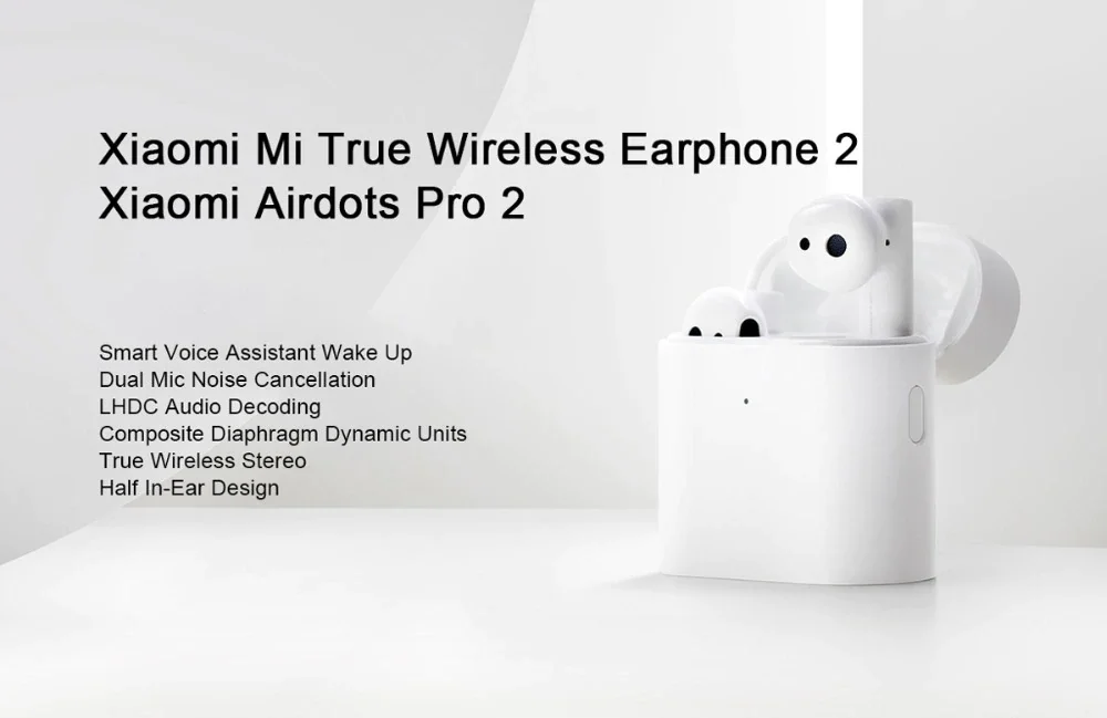Xiaomi Airdots Pro 2 Air 2 TWS Bluetooth Headset 2 Mi True Wireless Earphone 2 Smart Voice Control Tap Control Dual MIC ENC - ANKUX.COM