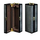 Custom Handle Luxure Liquor Gift Packaging Handmade Leather Wine Packaging Box