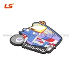 Police Car Custom Waterproof Hard Police Car PVC Fridge Magnet 3d Sticker Magnet Logo Customized Refrigerator Stickers