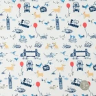 Manufacturer digital printing high quality cotton poplin fabric plain cloth for garments