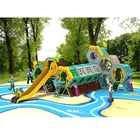 Hot selling kids outdoor amusement playground swing set