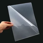 PP school document custom L shape A4 pocket file folder
