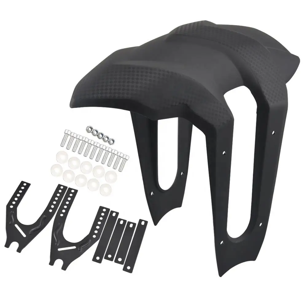 Factory Direct Sales Wholesale Universal Motorcycle Black Rear Wheel Cover Fender Mudflap Mudguard Splash Guard