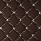 180CM Width Embroidery Quilted Leather Fabric For Car Seat Covers Making