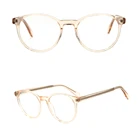 Eyeglasses G3002 Retro Optical Round Clear Transparent Acetate Frame Eyeglasses