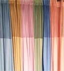 Solid Color Hospital Medical Folding Fabric Sickbed Partition Curtain