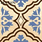 Hasin Handmade 20x20cm Flower Pattern Ceramic Decorative Public And Home Usage Spanish Tiles