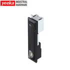 Yeeka zinc-die casting swing handle lock, black powder coated rod control swinghandle lock, Panel Cabinet Latch