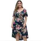 2019 fashion clothing wholesale women beach one piece flower girl dress