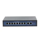 8 Port Switch 10 Maximum Transmission Distance 250meter 10/100/1000Mbps 8 Port PoE Switch