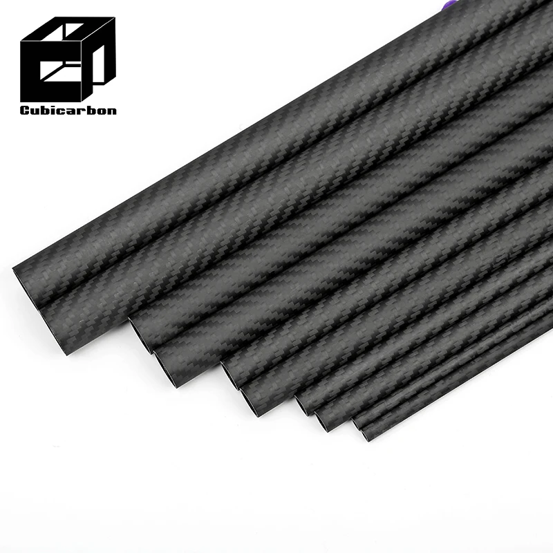 Carbon Fiber Tube 3k Twill Matte Custom 3 200mm Diameter 1000mm 2000mm