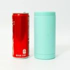 Can Cooler Skinny Can Cooler 12oz Double Wall Stainless Steel Vacuum Soda Can Skinny Slim Can Cooler