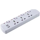 Surge Protector Extension switched 13a sockets plugs