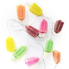 Outdoor Ice-Cream Stick Fairy Creative Color Led Decor Light String