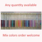 Metal Pen Metal Pen No Crystal Metal Pen Self Assembling Custom Herbarium DIY Pen Empty Floating Glitter Pen