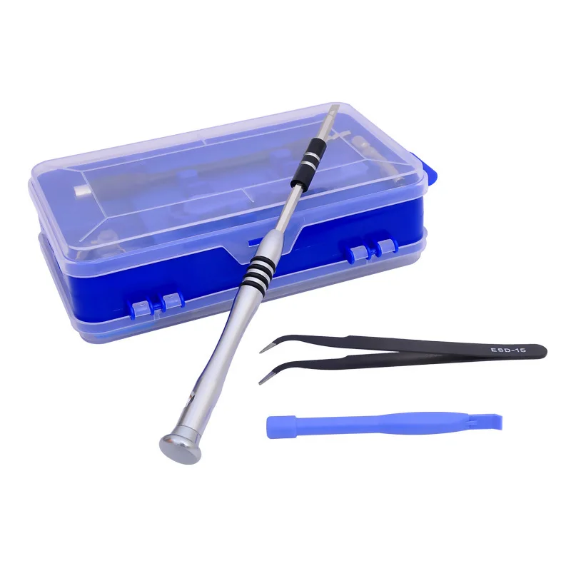 Precision Screwdriver Set with Torx Mini Gamebit Bits Tri-wing 110 in 1 tool tools repair box Hardware Repair, Blue