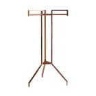 Luxuriant In Design Delicate Colors Rose Gold 3 Way Clothing Display Stand For Clothes Retail Store