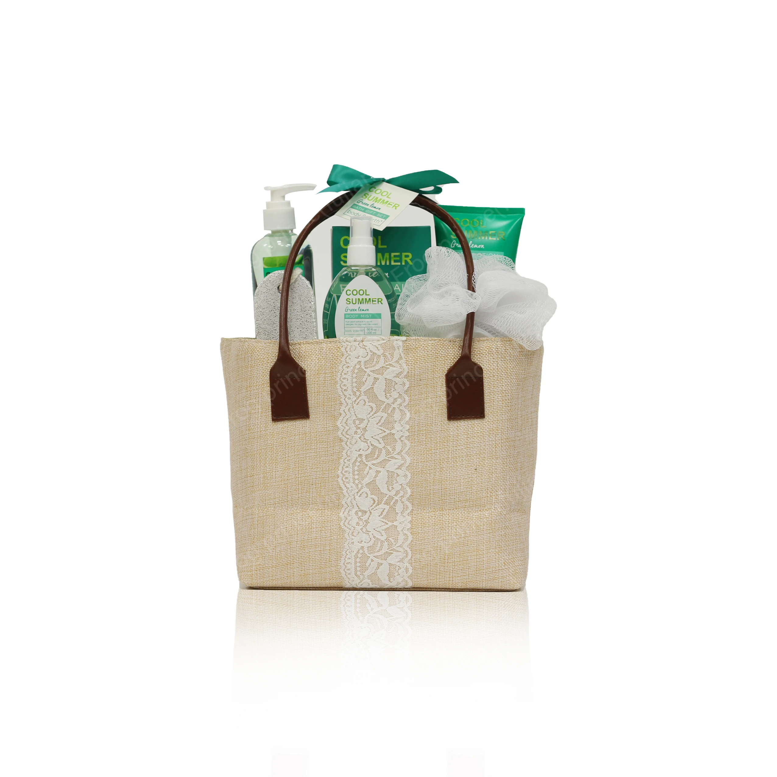 wholesale private label body lotion bath spa basket bath gift