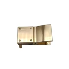 2019 New design zinc alloy shiny gold plating bag lock briefcase lock for bags ornaments