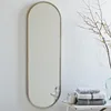 /product-detail/brass-brushed-metal-framed-oval-floor-full-length-mirror-for-bedroom-dressing-decoration-62385780710.html