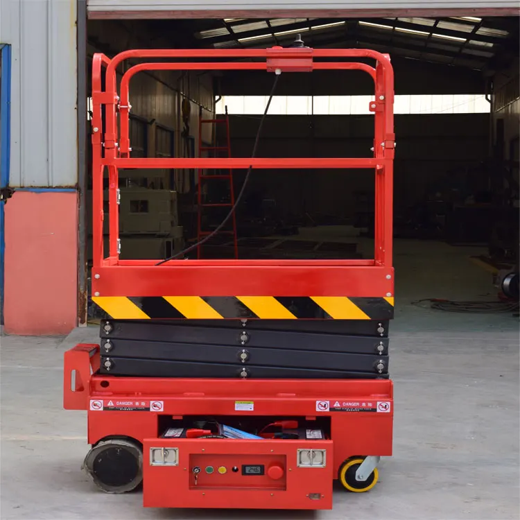 crawler self propelled hydraulic battery powered genie scissor lift price 5m for sale elevating work platform aerial work platfo