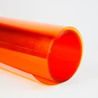Orange 500 Micron Transparent Rigid Plastic PET Film Roll