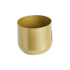 Gold Pot Gold Spinning Rustic Gold Iron Vase Flower Pot Cheap With Hole