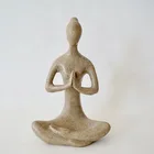 Personalized Elegant female yoga figurine home decor pieces