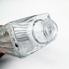 Whiskey Bottle Top Grade Square Crystal Flint Fashion Spirits Agave Whiskey Vodka Wine Bottle 500ml