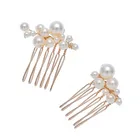 Korean Fashion Wedding Pearl Bridal Hair Combs Sweet Girls Hair Accessories