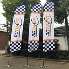 Feather Flag Flag Feather Custom Flag Printing Polyester Wind Banner Fiberglass Pole Feather Flag