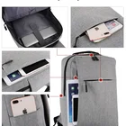 Lightweight Backpack With Usb Hot Sale Cheap Fashion Lightweight Waterproof Grey USB Backpack With Usb Port