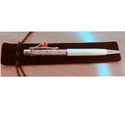 Elegant element crystal ball pen with red heart pendant P10199