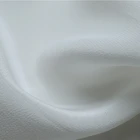 mulberry silk crepe de chine silk fabric pure white color wedding dress fabric
