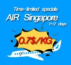 freight forwarding air cargo agents china to Singapore