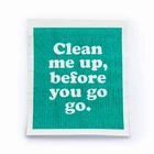 Biodegradable custom printing cellulose sponge cloth for kitchen
