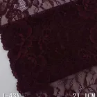 Lace Sewing Lace Burgundy Lace Trim 21cm Wide Wine Color Spandex Sewing Lace