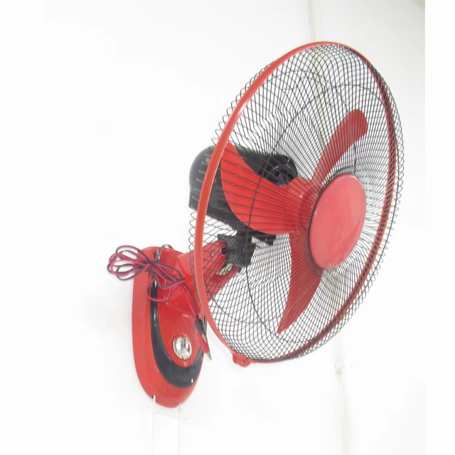 Wall mounted 16inch best price AC DC 12v oscillating hanging Solar DC Wall Fan manufacture