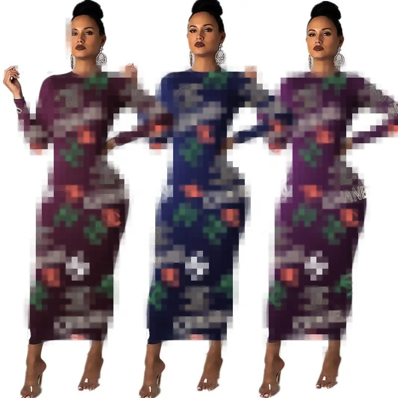 Lskj232 Explosive Brand-name Women's Dress Personalized Letter Printing Long-sleeved Plus Size Dress
Lskj232 Explosive Brand-name Women's Dress Personalized Letter Printing Long-sleeved Plus Size Dress