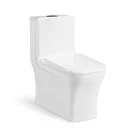 SanitaryWare Siphon Flushing Ceramic WC Toilet For Bathroom Commode