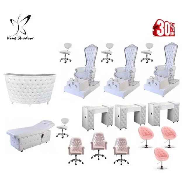 30% off beauty manicure tables nails salon furniture package pedicure chair nail table with vacuum